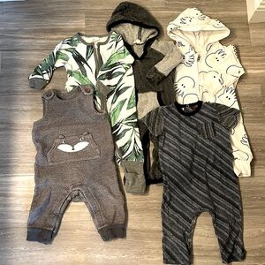 5 Baby Romper Outfits Bundle - Gender Neutral